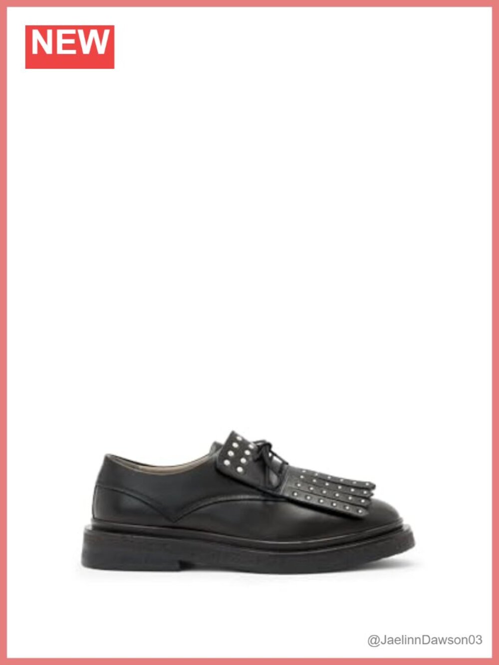 AllSaints Leather Oxford Flat Lace Up